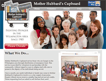 Tablet Screenshot of motherhubbardsnc.org